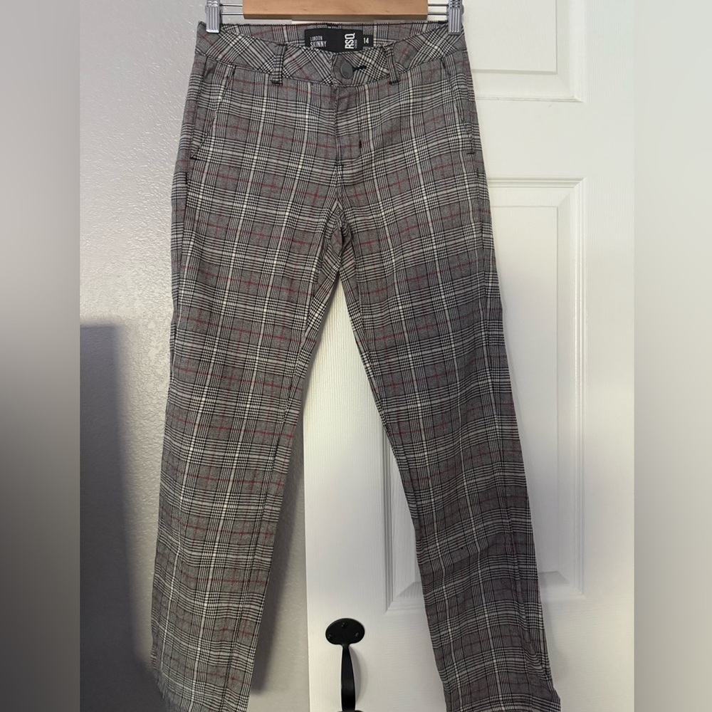RSQ Plaid Teens Trouser Pants